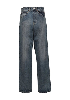 VETEMENTS logo-patch jeans - Blue