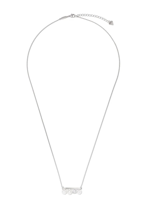 TASAKI 18kt white gold Balance solo diamond and Akoya pearl necklace - Silver