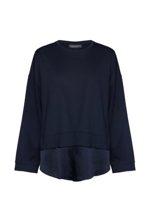 ELENA MIRO` layered sweater - Blue