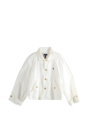 Polo Ralph Lauren button linen jacket - White