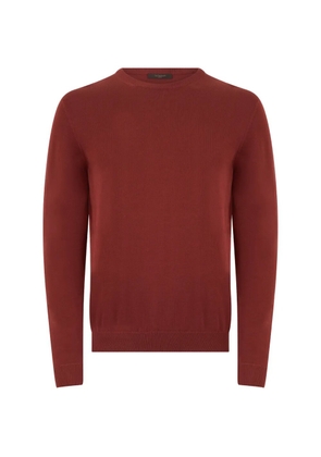 slowear crewneck long-sleeved sweater - Red