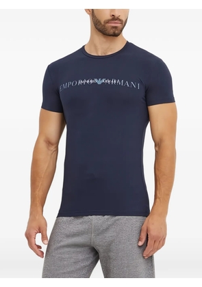 Emporio Armani logo-print T-shirt - Blue