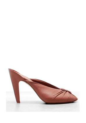 Chloé Suzie knotted peep-toe sandals - Pink