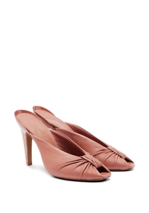 Chloé Suzie knotted peep-toe sandals - Pink