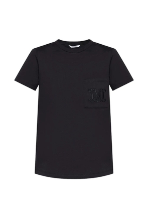Max Mara logo-detail T-shirt - Black