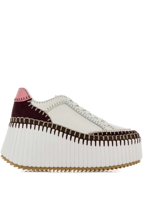 Chloé 60mm Nama platform sneakers - White