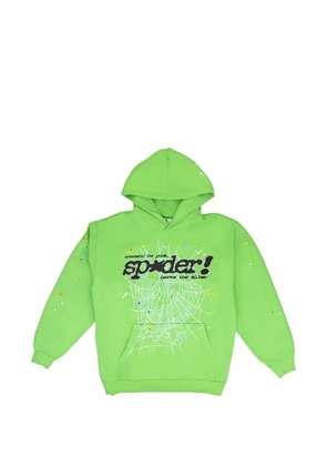 SP5DER Stadium Punk V2 'Slime Green' hoodie