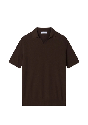 Boglioli polo-collar T-shirt - Brown