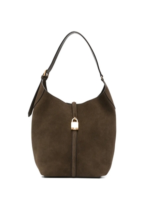 DeMellier Siena suede bucket bag - Brown