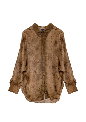 Mes Demoiselles Thurman printed shirt - Neutrals