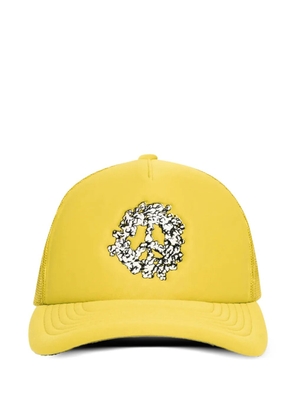 Denim Tears Peace Wreath cotton trucker cap - Yellow
