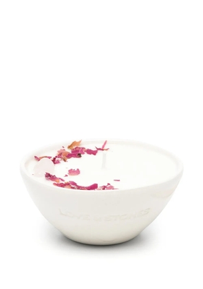 LOVE&STONES Love Rose Petals candle - White