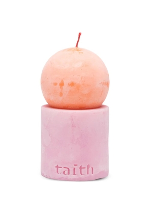 Taith Lulu stacked-design candle - Pink