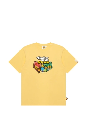 *BABY MILO® STORE BY *A BATHING APE® graphic-print T-shirt - Yellow
