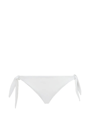 Brunello Cucinelli techno-jersey bikini bottoms with monili - White