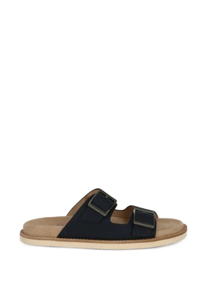 Brunello Cucinelli buckle strap sandals - Blue