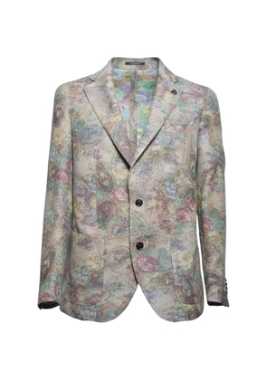 Gabriele Pasini floral blazer - Neutrals