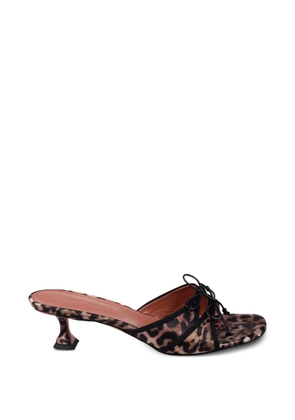 Amina Muaddi Eleonora slippers - Neutrals