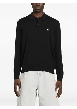 Carhartt WIP Madison long-sleeve polo shirt - Black