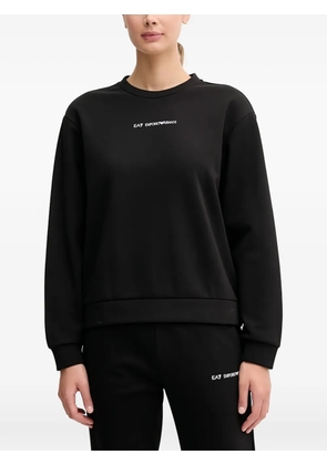 Ea7 Emporio Armani logo sweatshirt - Black