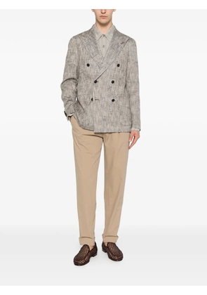 Tagliatore Vesuvio double-breasted blazer - Neutrals