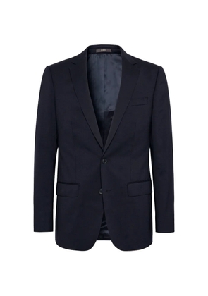 Boggi Milano stretch knitted wool jacket - Blue