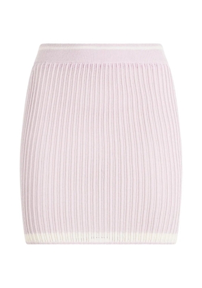Philipp Plein mini knitted skirt - Purple