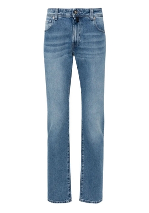 Billionaire logo-patch jeans - Blue