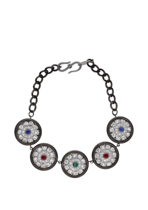 BOZART crystal-embellished necklace - Silver