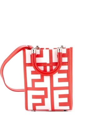 Fendi Pre-Owned x Marc Jacobs Sunshine Shopper Tote Printed Leather Mini crossbody bag - Multicolour