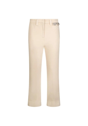 LIU JO mid-rise cropped trousers - Neutrals