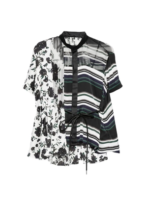 sacai short-sleeve blouse - White