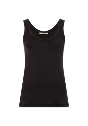 LEMAIRE Rib cotton vest - Black
