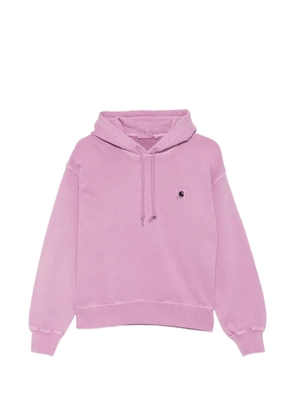 Carhartt WIP logo-patch hoodie - Purple