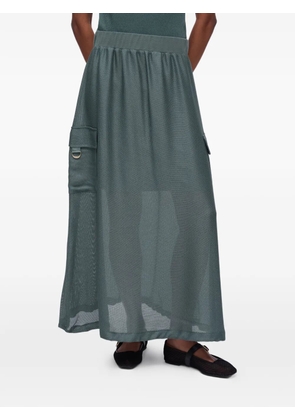 LIU JO patch-pocket maxi skirt - Green