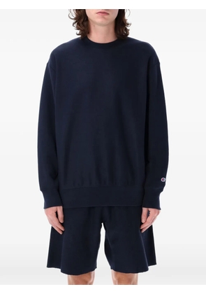 CHAMPION REVERSE WAVE crewneck patch sweater - Blue