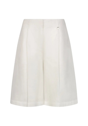 LIU JO poplin bermuda shorts - White