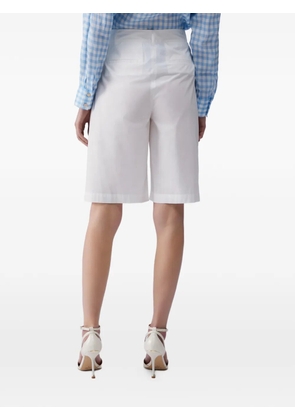 LIU JO poplin bermuda shorts - White