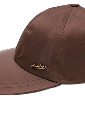 Borsalino logo cap - Brown