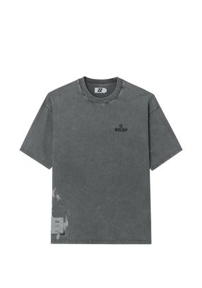 izzue crew-neck cotton T-shirt - Grey
