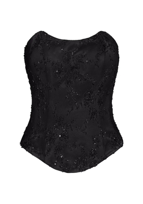 ALEXIA & ANTONIA embellished top - Black