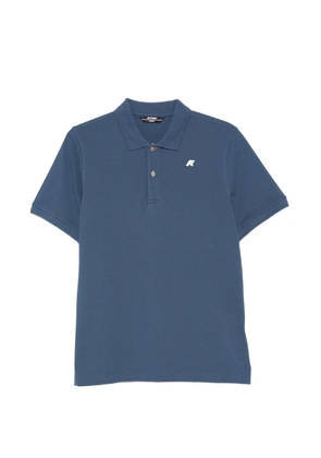 K-Way Vinnie logo piqué polo shirt - Blue