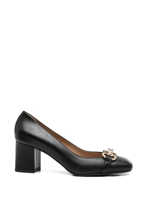 SERGIO MORETTI FIRENZE leather pumps - Black