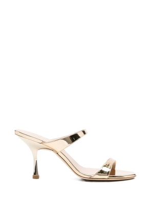 Stuart Weitzman Nudist leather sandals - Gold