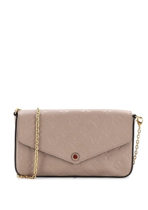 Louis Vuitton Pre-Owned Felicie Pochette Monogram Empreinte Leather crossbody bag - Neutrals