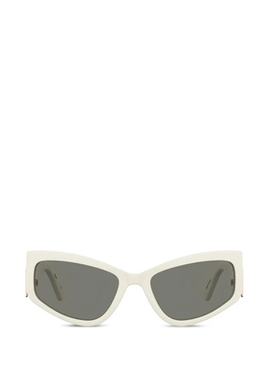 Moschino Eyewear cat-eye zip sunglasses - Neutrals