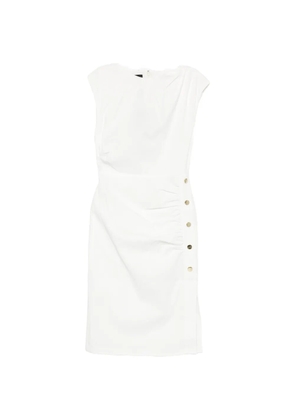 PINKO Alissa button detail dress - White
