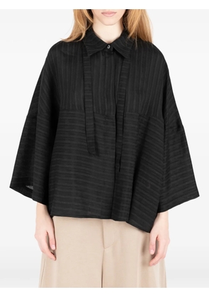Société Anonyme Sakamoto striped shirt - Black