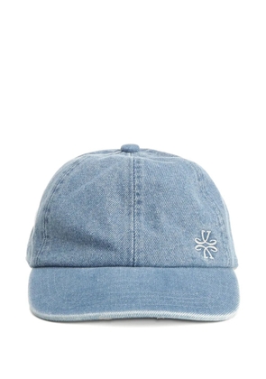 Jacob Cohën logo-detail denim baseball cap - Blue