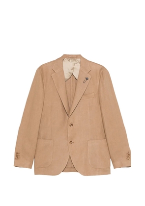 Lardini single-breasted blazer - Brown